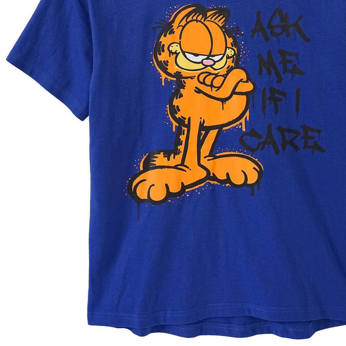 Beatwear Garfield T-Shirt mit Print blau