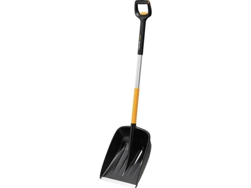Fiskars 1057188, Sneskovl, Metal, Sort, Orange, Justerbar, Ergonomisk, Finland, 36,2 cm
