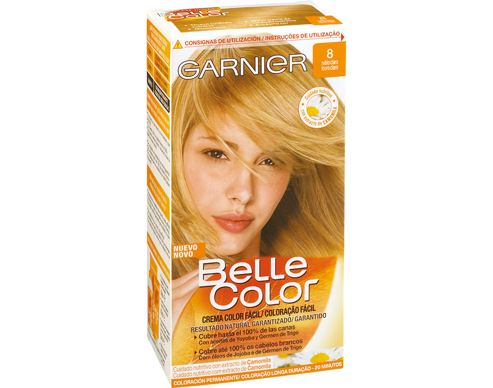 COLORAÇÃO BELLE COLOR LONGA DURAÇÃO Nº8 LOURO CLARO UN