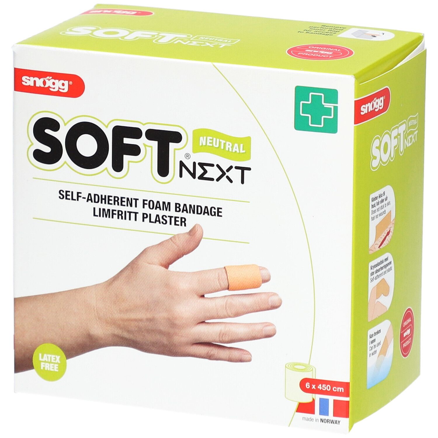 SOFT NEXT selbsthaftender Verband 6 cmx4,5 m