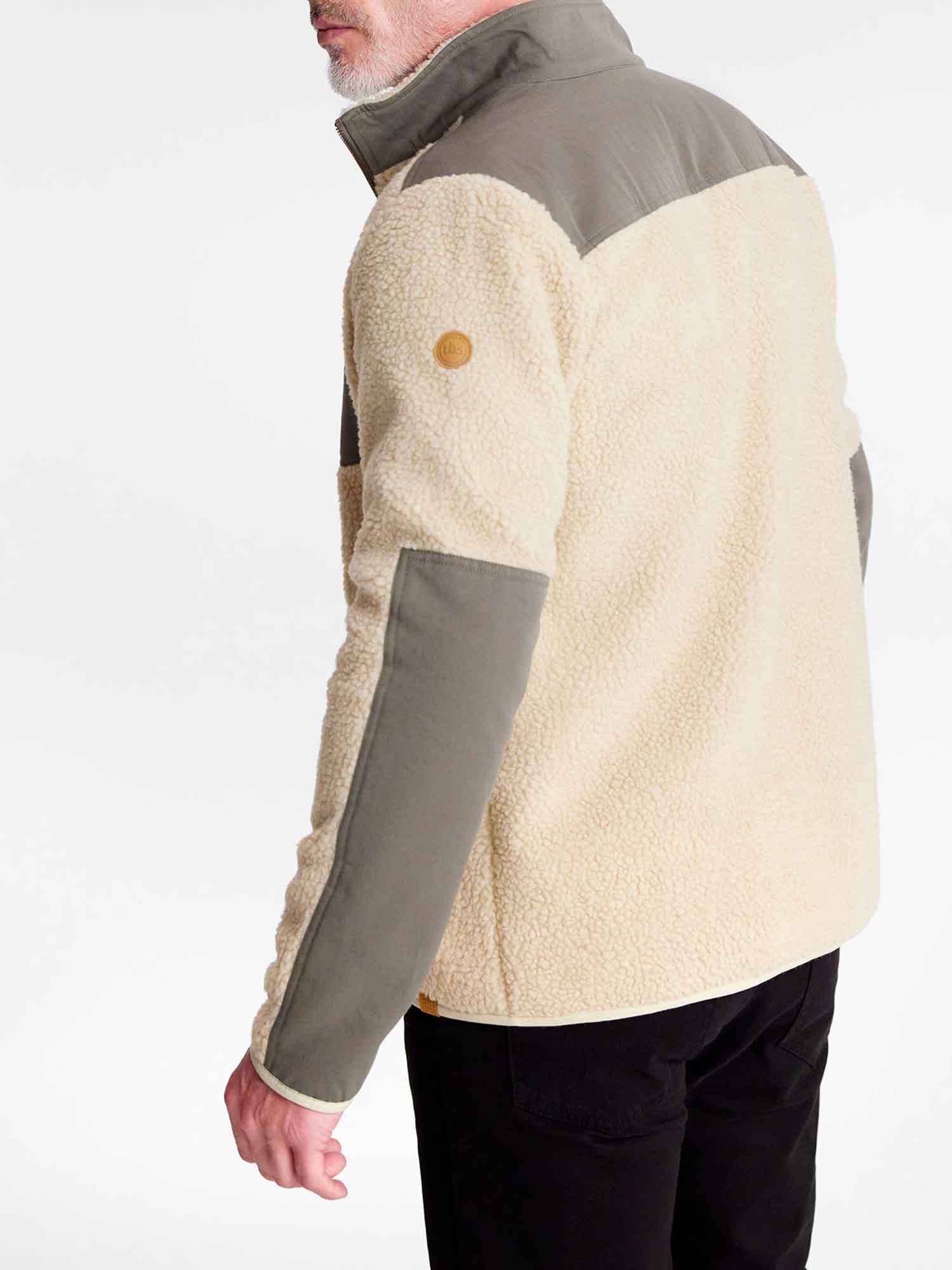 Sweat Zippé Homme Sherpa Beige