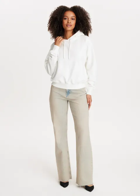 Oversized hoodie off-white (WIT.O)