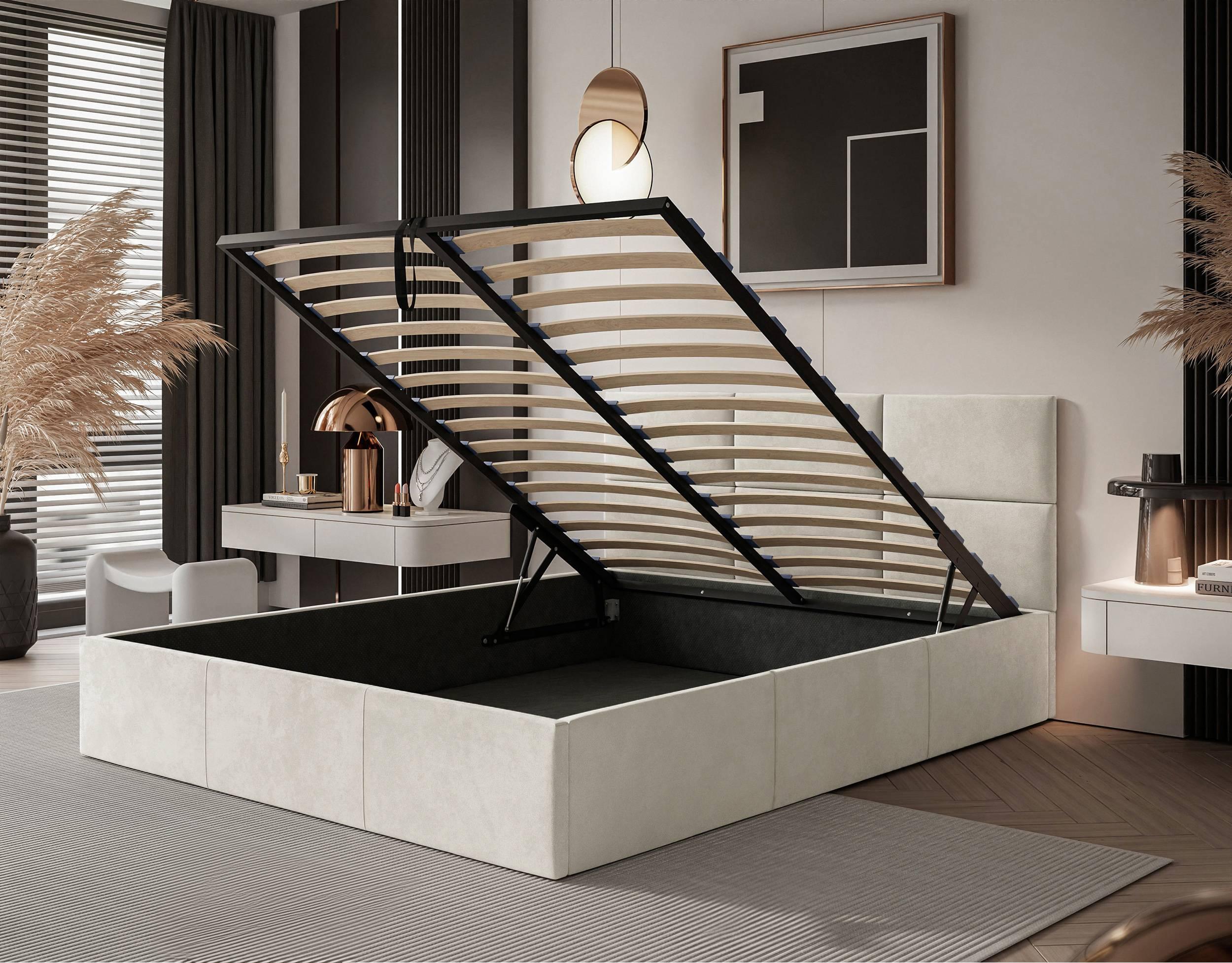 NADUVI Collection Bedframe Harlee met opbergvak 140x200
