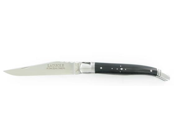 Laguiole Ebène Couteau de poche Laguiole par Chazeau Honoré