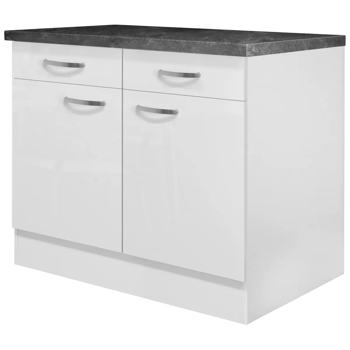 Küchenunterschrank Alba Alba US 100 weiss