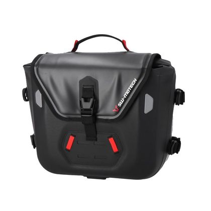 Sacoches cavalières SW-MOTECH SysBag WP S/S (12-16 litres x 2) complet avec support - Noir