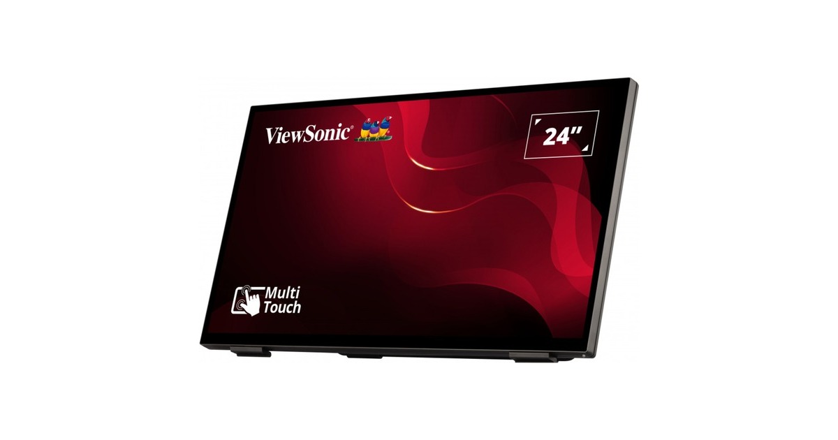 ViewSonicFrameless Touch monitor met 10-punts PCAP 24