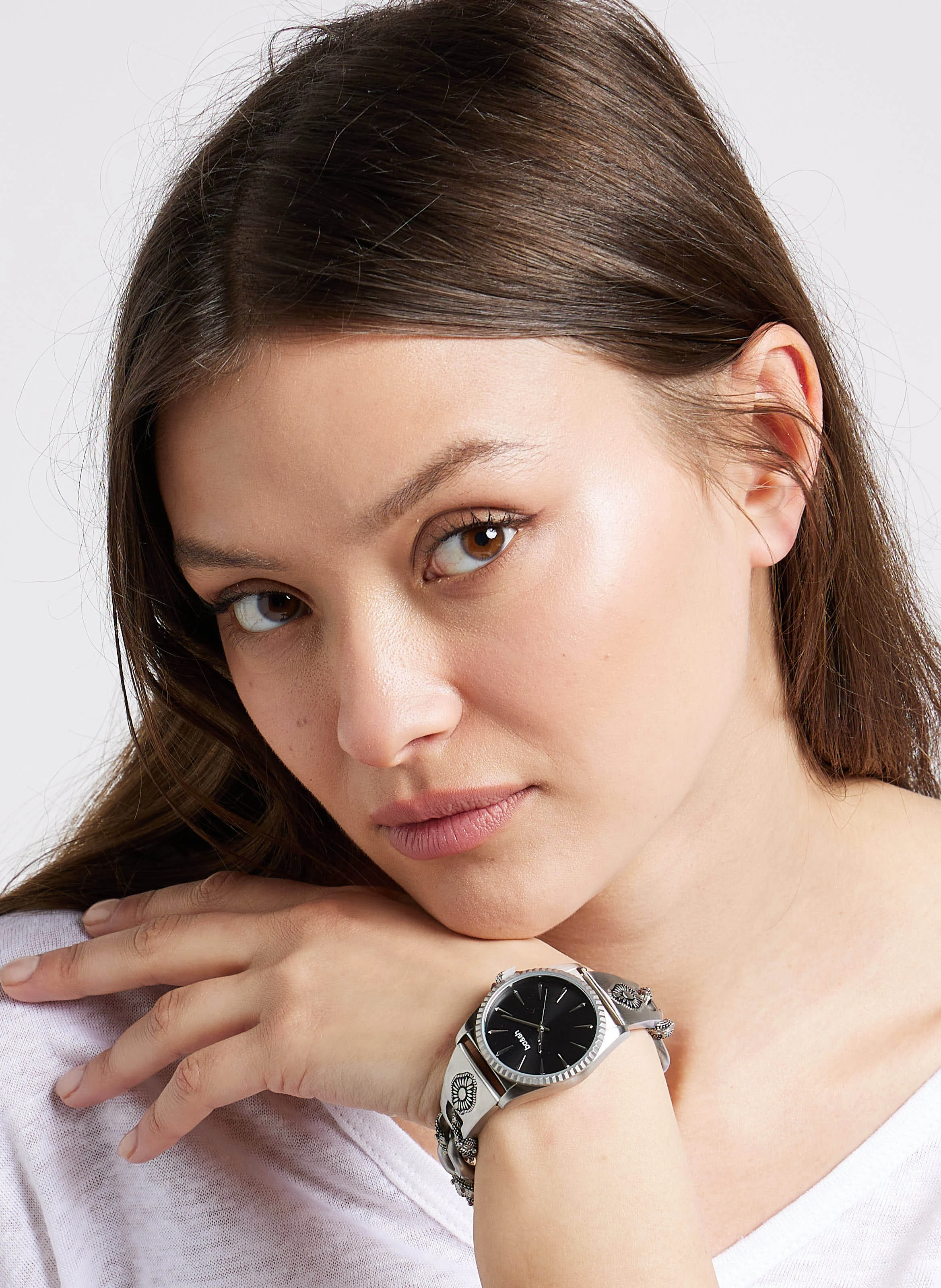 RESET - Montre en acier inoxydable | Noir