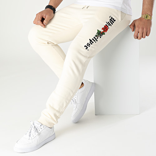 Pantalon Jogging Eclipse Big Roses Beige