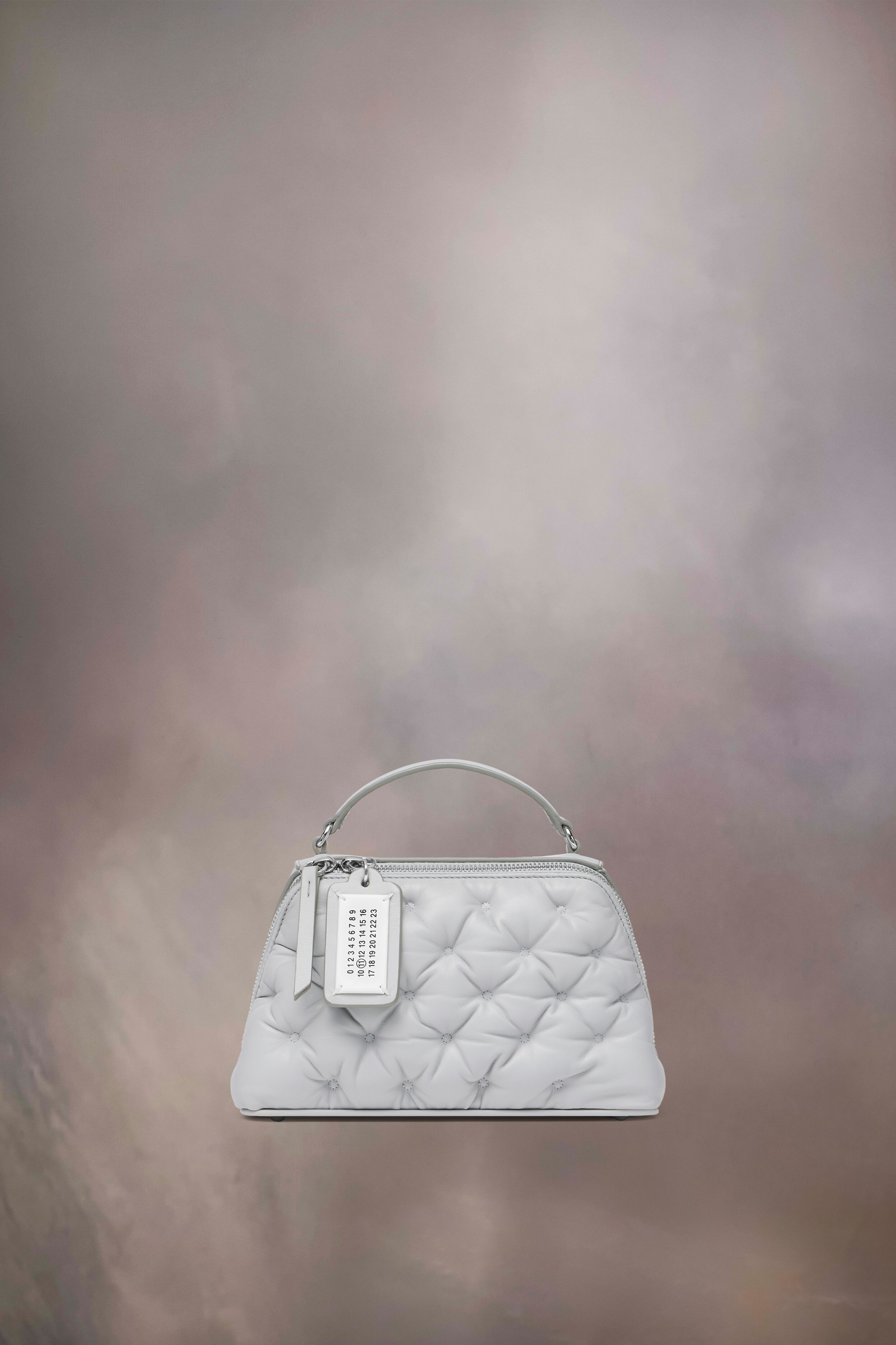 GLAM SLAM EMBROIDERY TRAPEZOID BAG Glacial