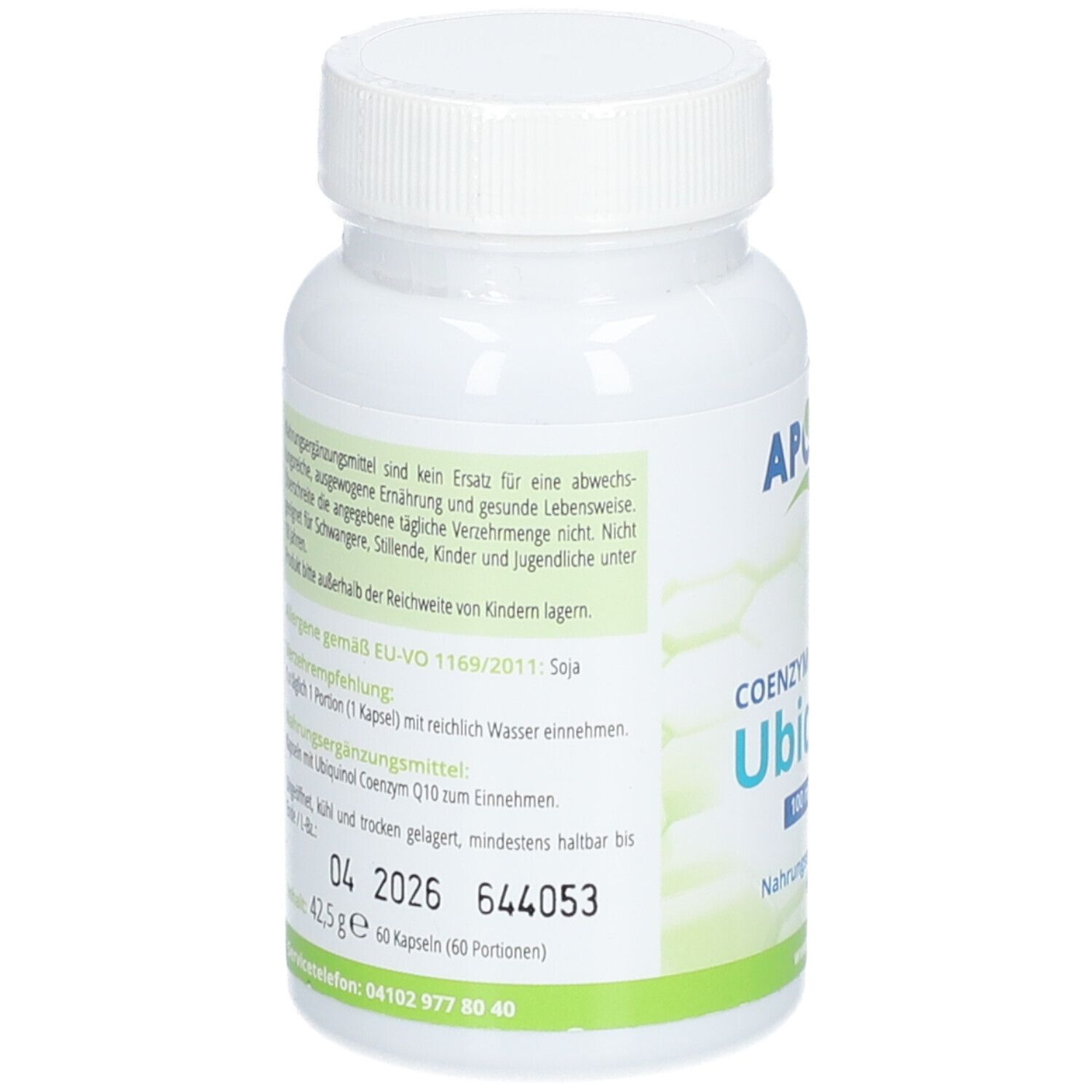 APOrtha® Kaneka Ubiquinol™ Coenzym Q10 Kapseln - 100 mg