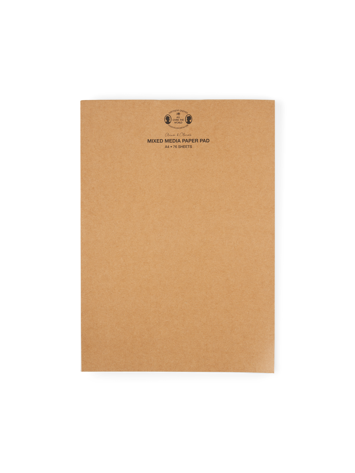 Blok med assorteret papir A4  | 76 ark. 10 assorterede farver.  | White