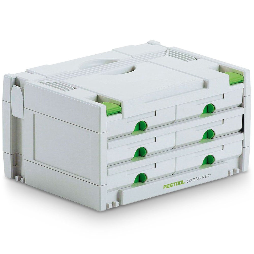 FESTOOL Caixa de armazenamento classificadora de 6 gavetas 491984