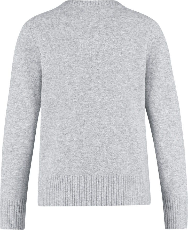 Gerry Weber PULLOVER 1/1 SLEEVE Silver grey melange