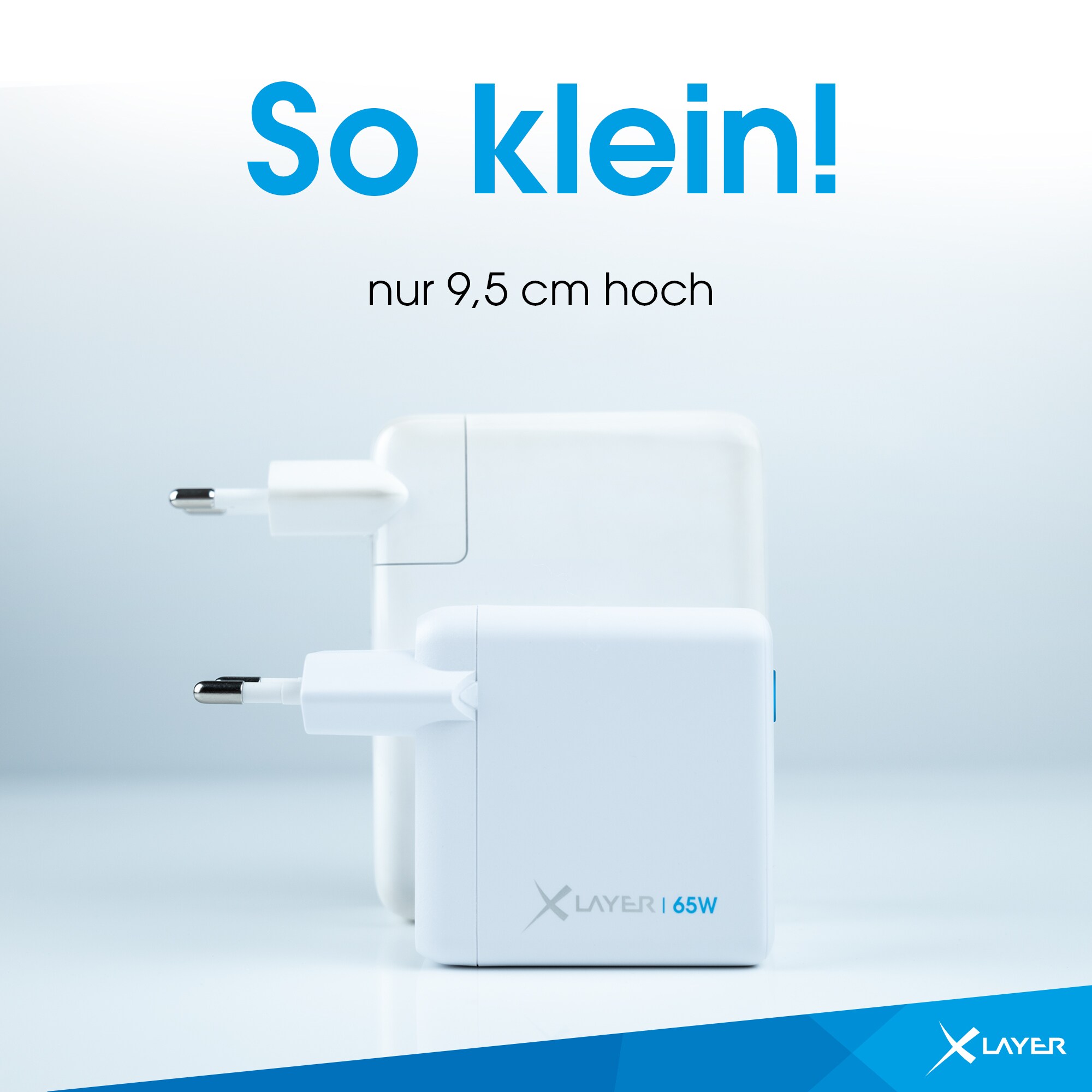 Xlayer Power Saver USB-C Schnellladegerät I 65W PD I Strom-Stopp-Funktion
