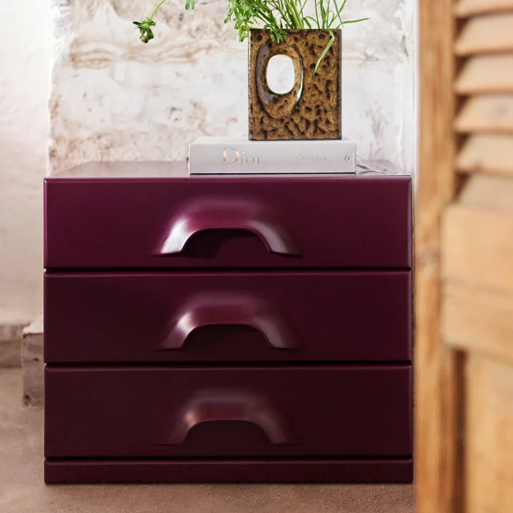 HKliving - Kommode mit 2 Schubladen, blush