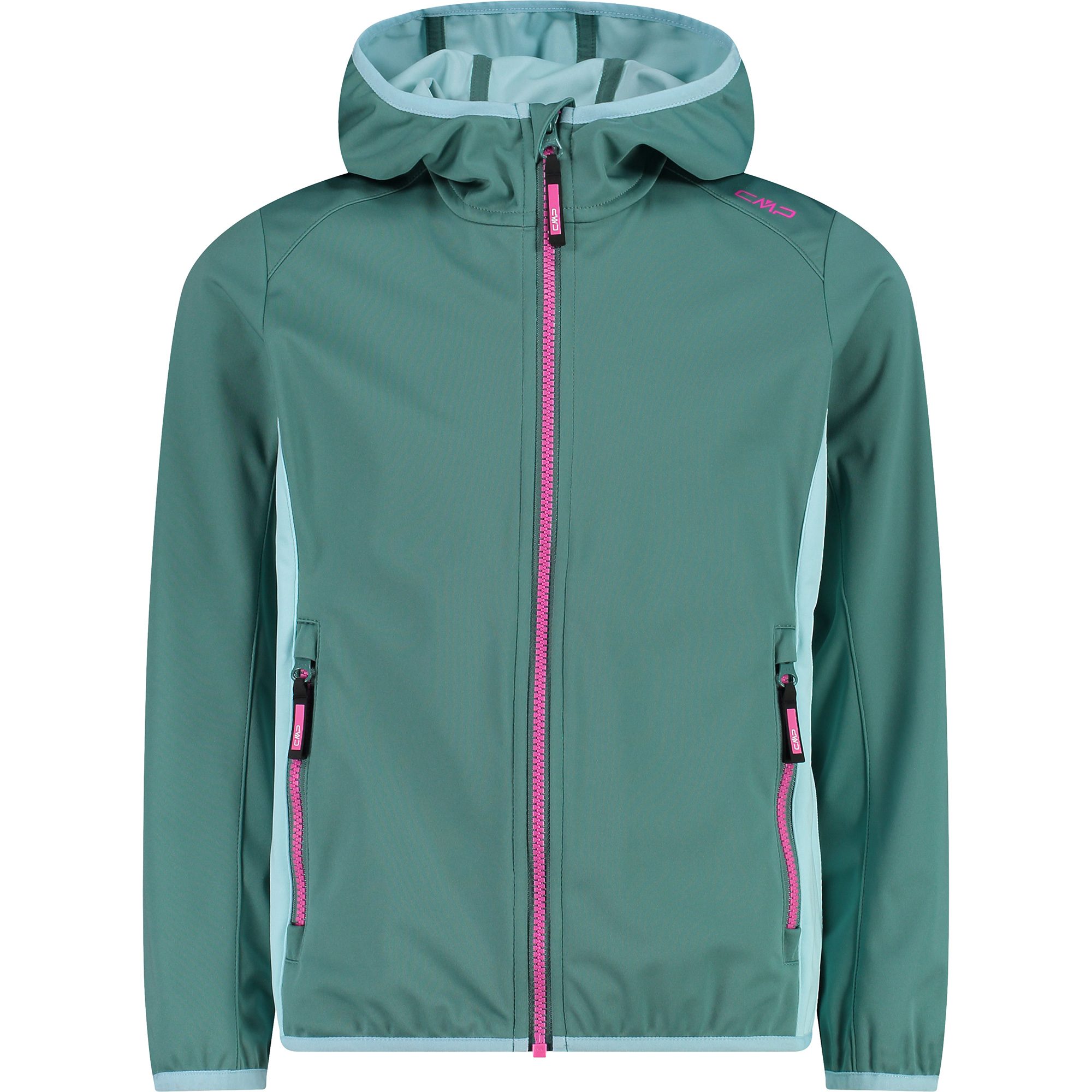 CMP Fix Hood Softshelljacke Kinder agave