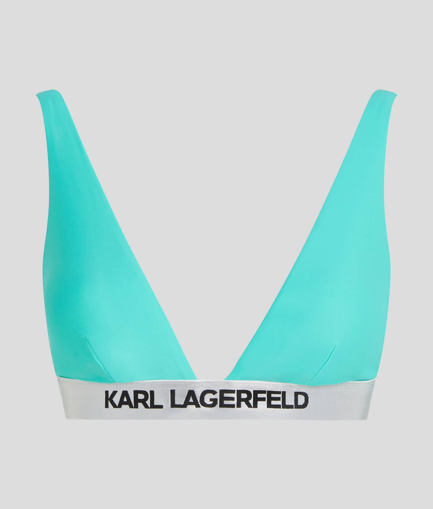HAUT DE BIKINI TRIANGLE AVEC LOGO KARL