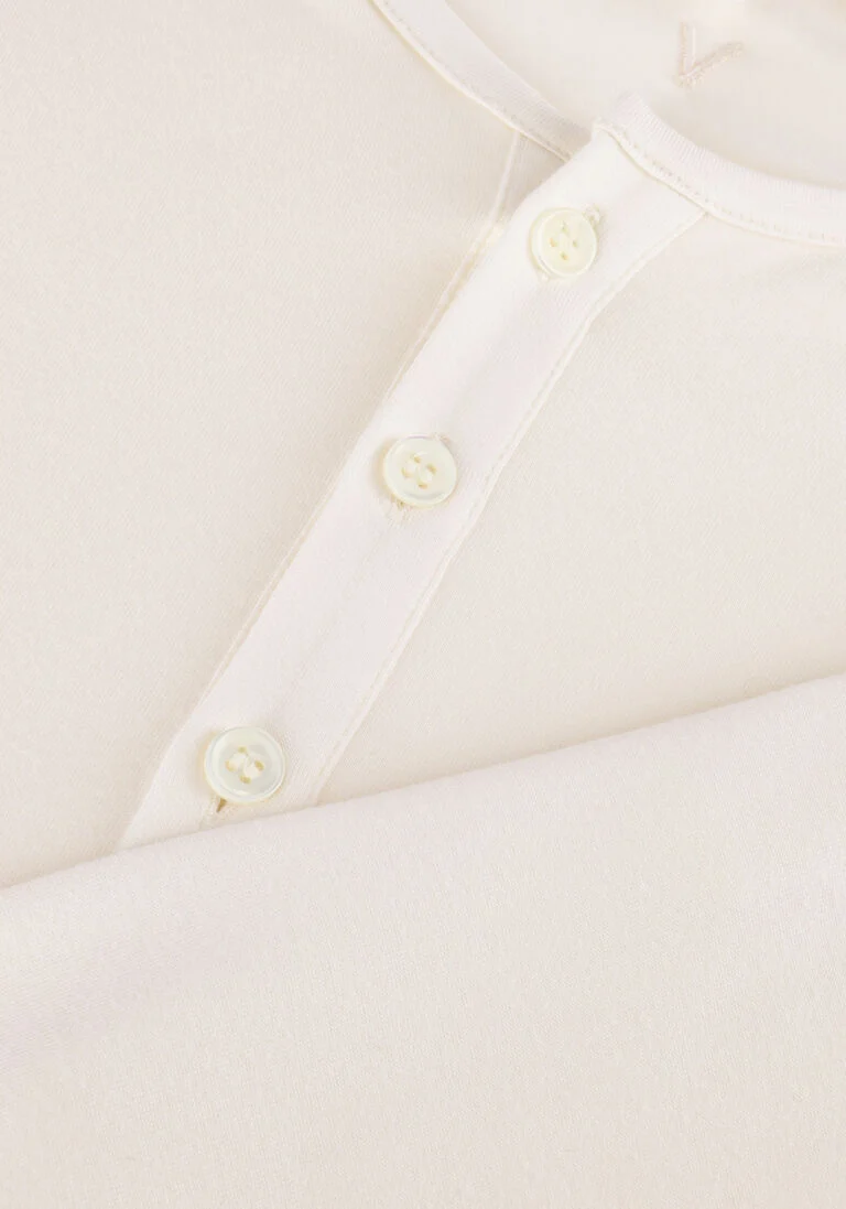 VANILIA beige vanilia top soft jersey henley