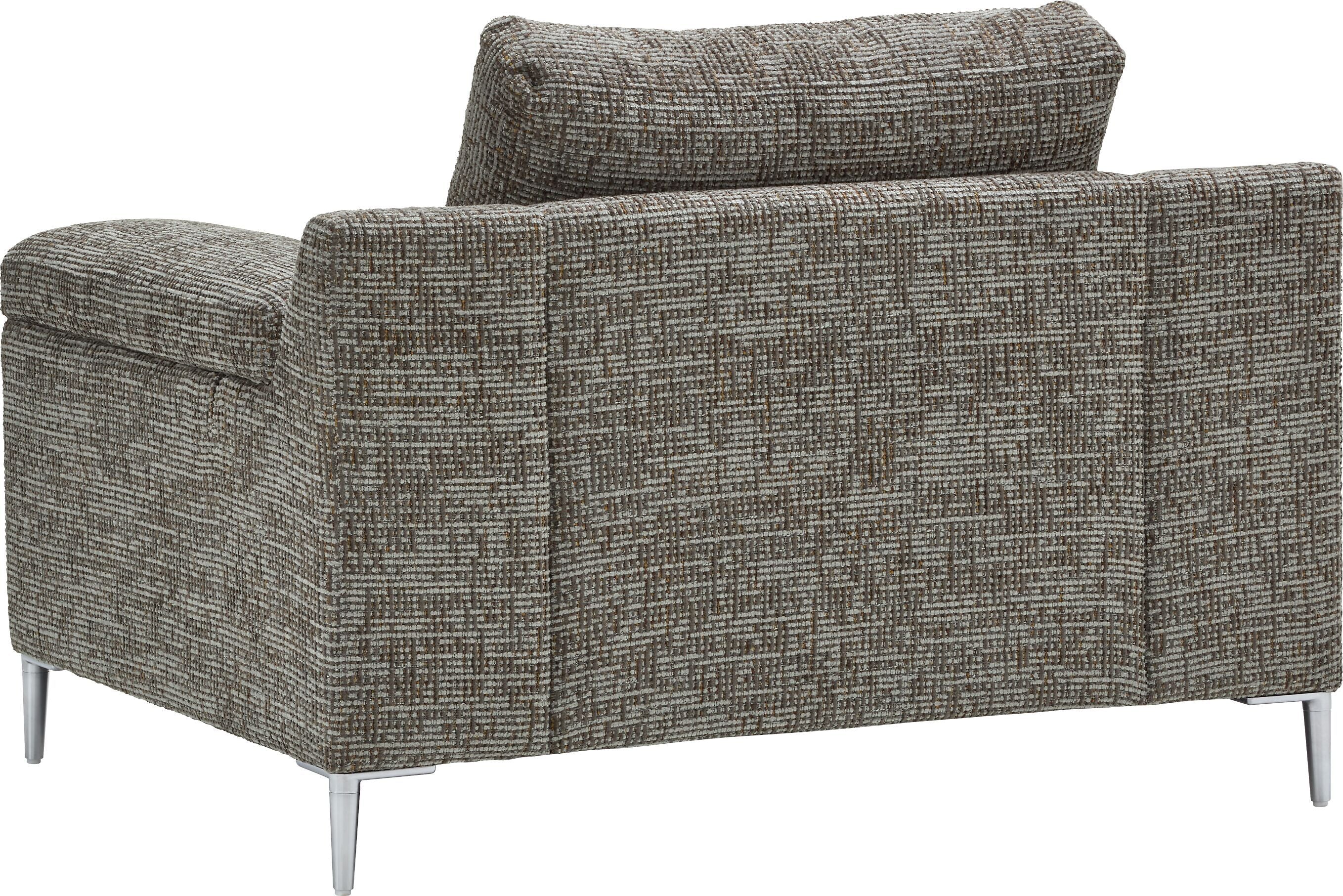 DIENER Sessel - Grau / B: 99.0 cm x T: 92.0 cm x H: 81.0 cm
