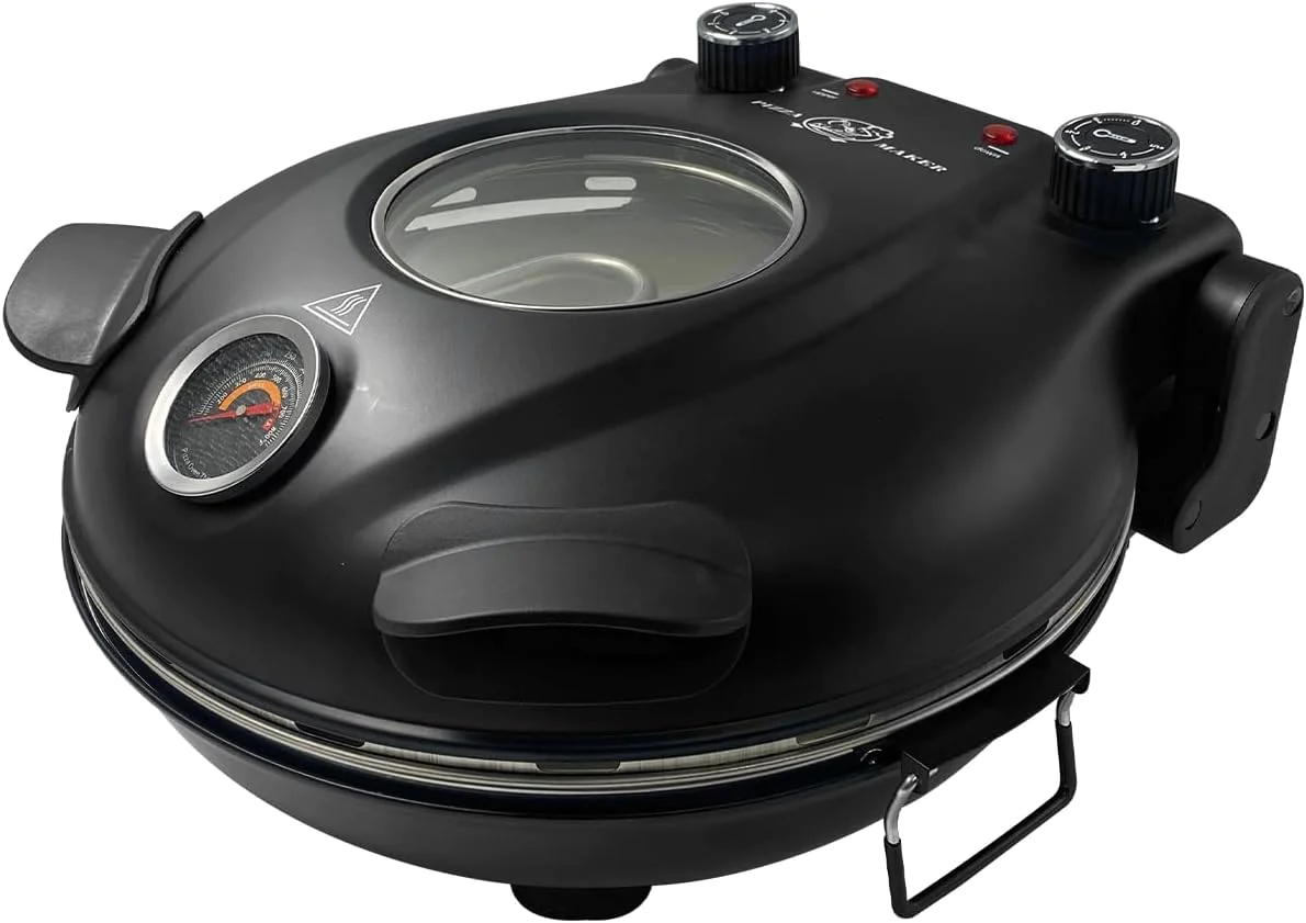 Four à Pizza électrique 420 ℃ 1200W noir Vendos85
