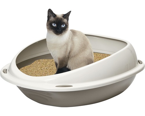 Kattenhoekbak Shuttle 57 x 40 x 19 cm, willekeurige kleurselectie