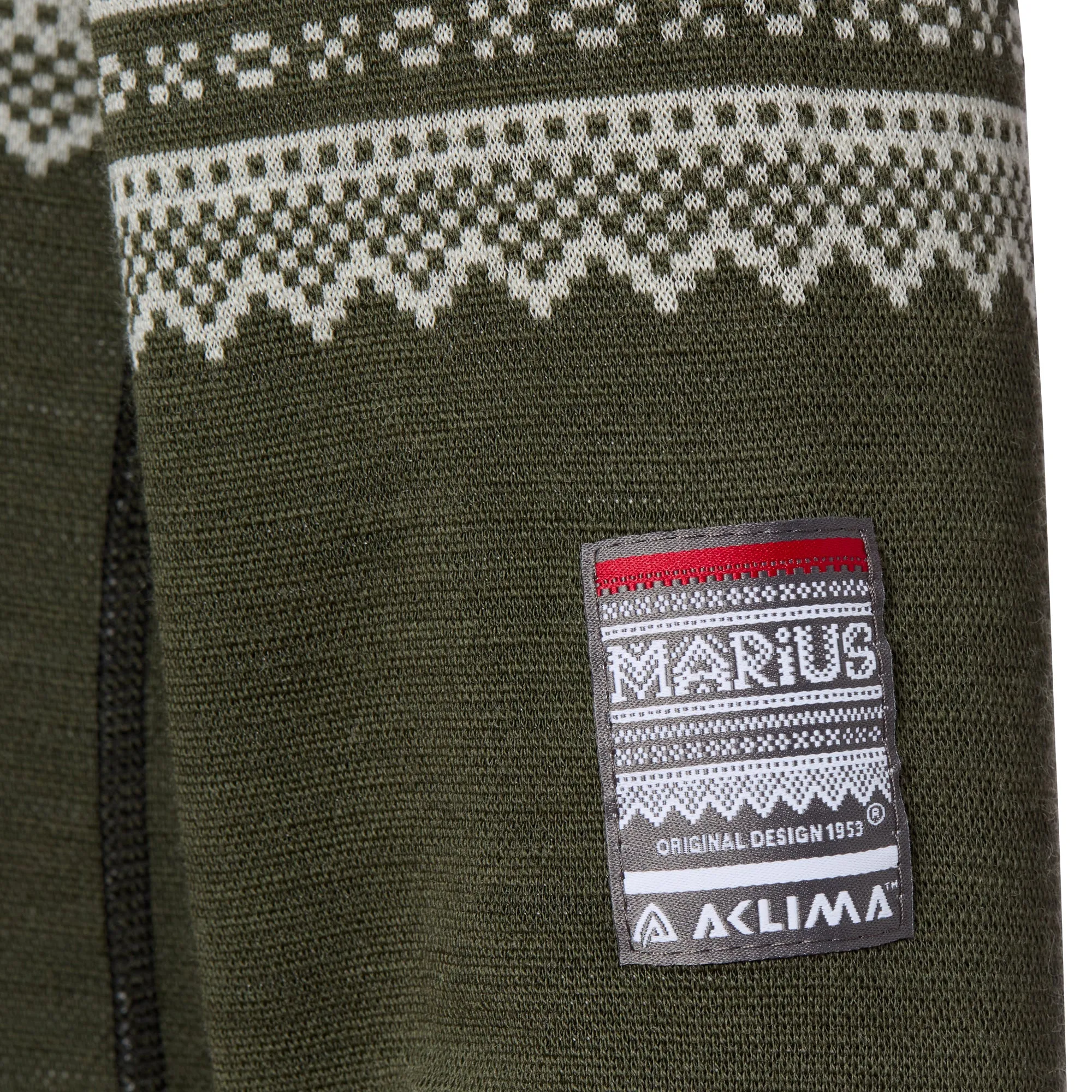 Aclima -  Pullover DesignWool Marius Mock Neck Zip nordmarka Frauen