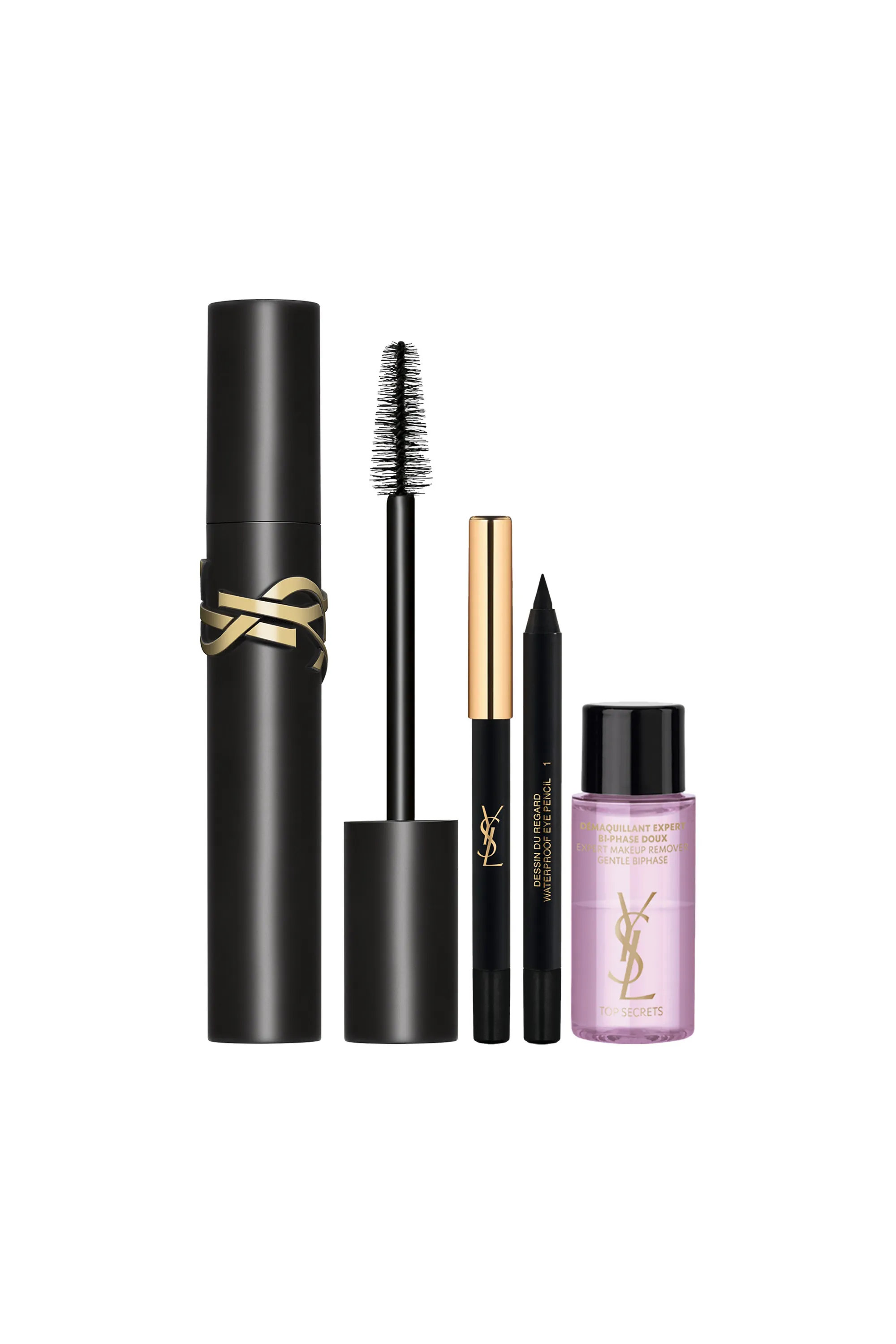 Yves Saint Laurent Coffret Lash Clash Mascara Volume Extrême avec miniature dessin du regard et miniature démaquillant