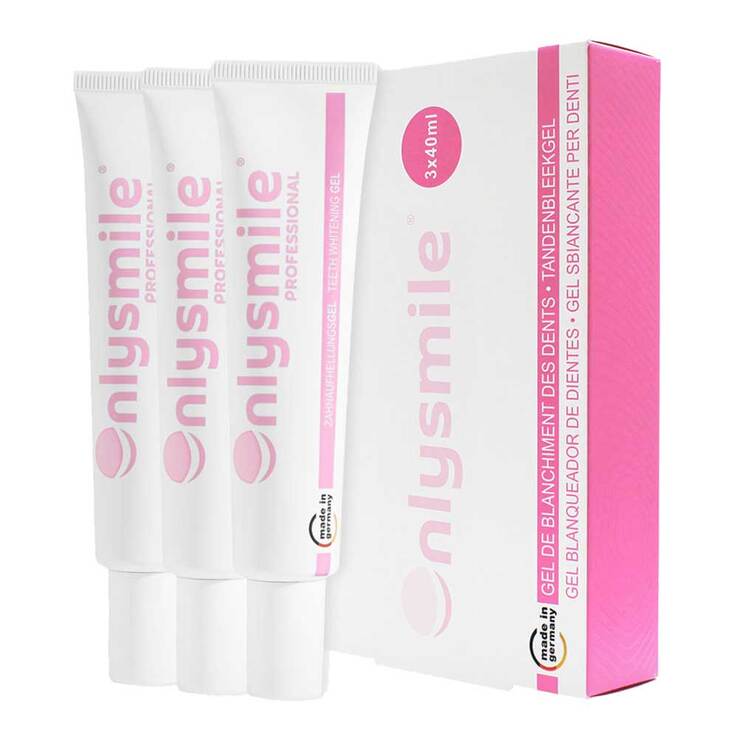 Onlysmile Zahnaufhellungsgel, 3X40 ml