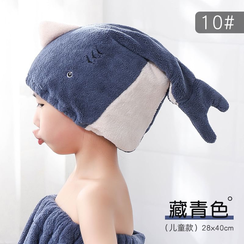 Choyu - Vis Koraal Fleece Haarhanddoek