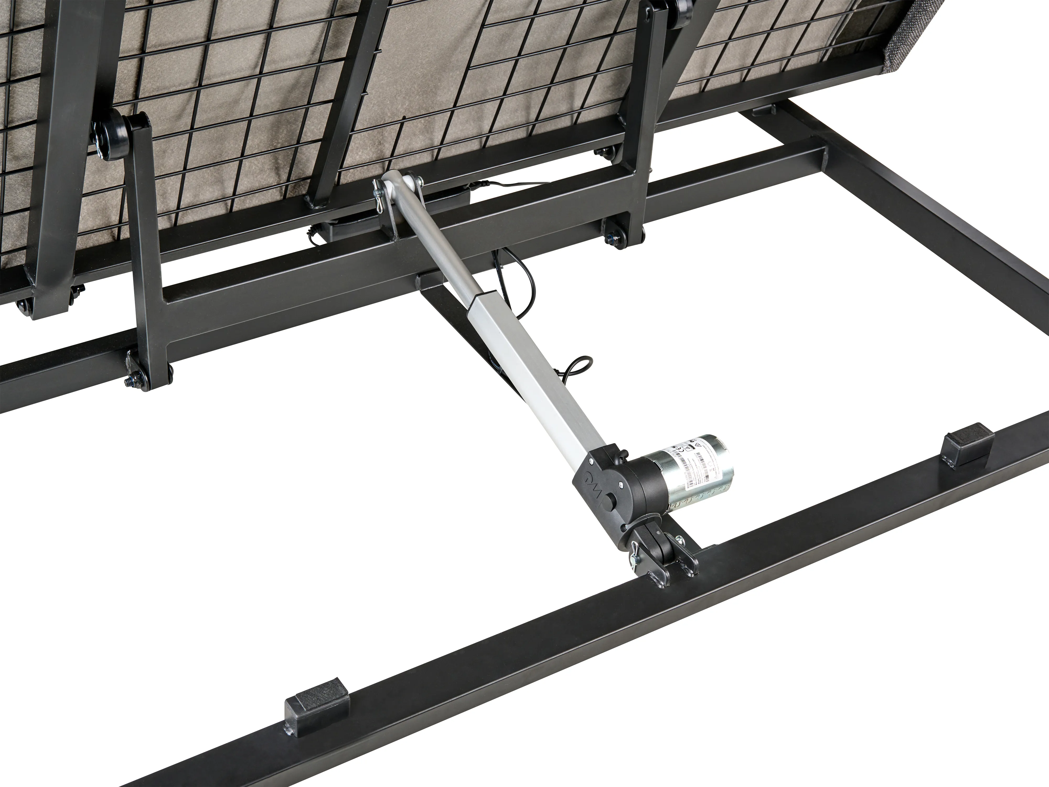 Elektrisch verstelbaar bedframe BRUNOY 180 x 200 cm Grijs