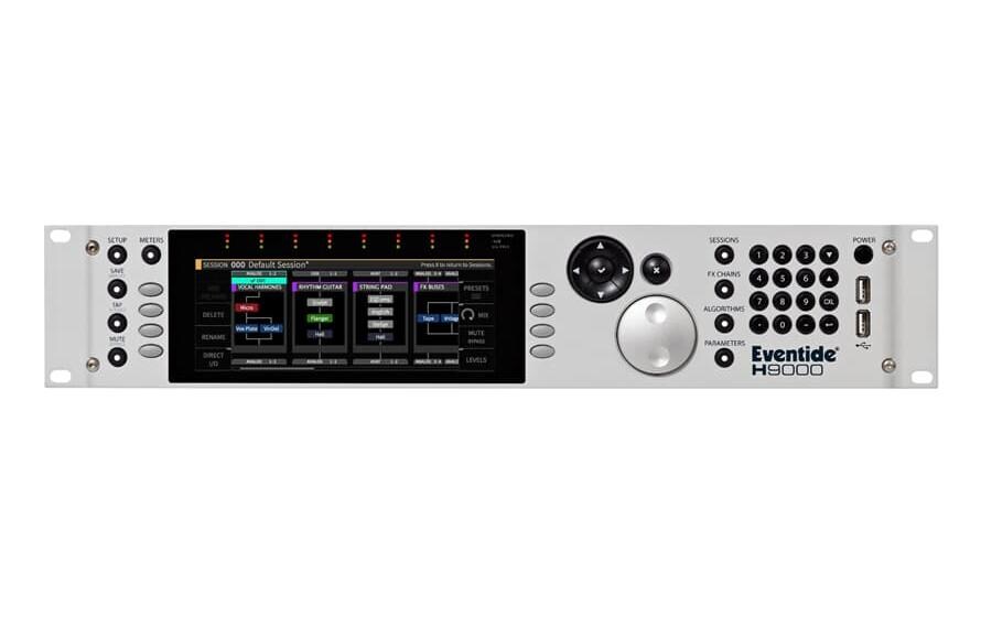 Effekt Prozessor H9000 mit Display & Frontsteuerung<br>16 DSPs, 8x Analog I/O, Display, 96 kHz, 24 Bit