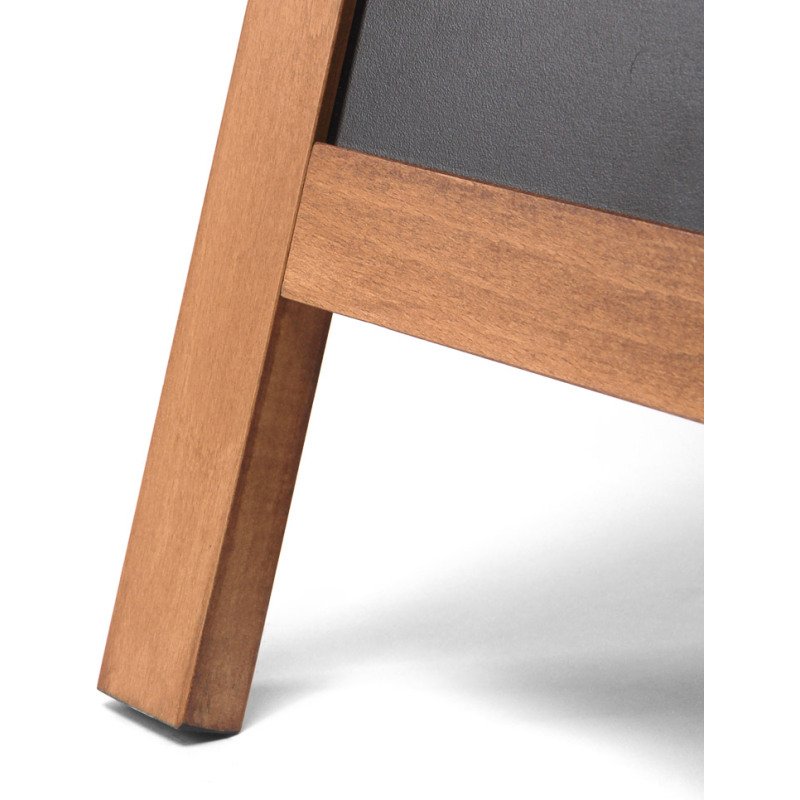Chevalet ardoise Natura double face avec cadre en bois