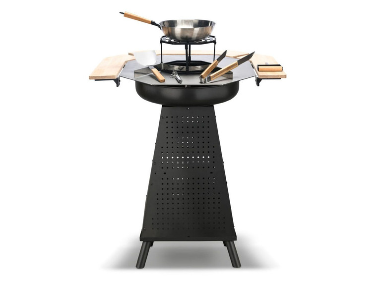 2-in-1: vuurkorf en barbecue