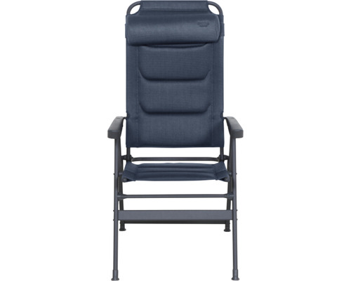 Kampeerstoel Siena Garden Premium 67,5x61x121 cm blauw
