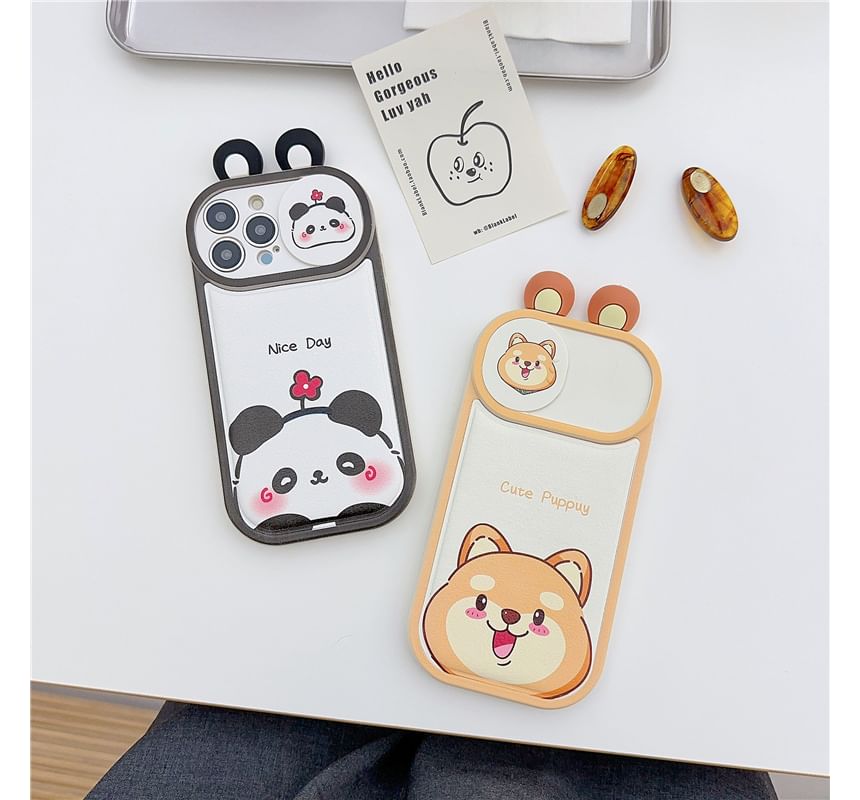 VanDi - Dieren telefoonhoesje - iPhone 11 / 12 / 12 Pro / 12 Pro Max / 13 / 13 Pro / 13 Pro Max / 14 / 14 Pro / 14 Pro Max / 15 / 15 Pro / 15 Pro Max