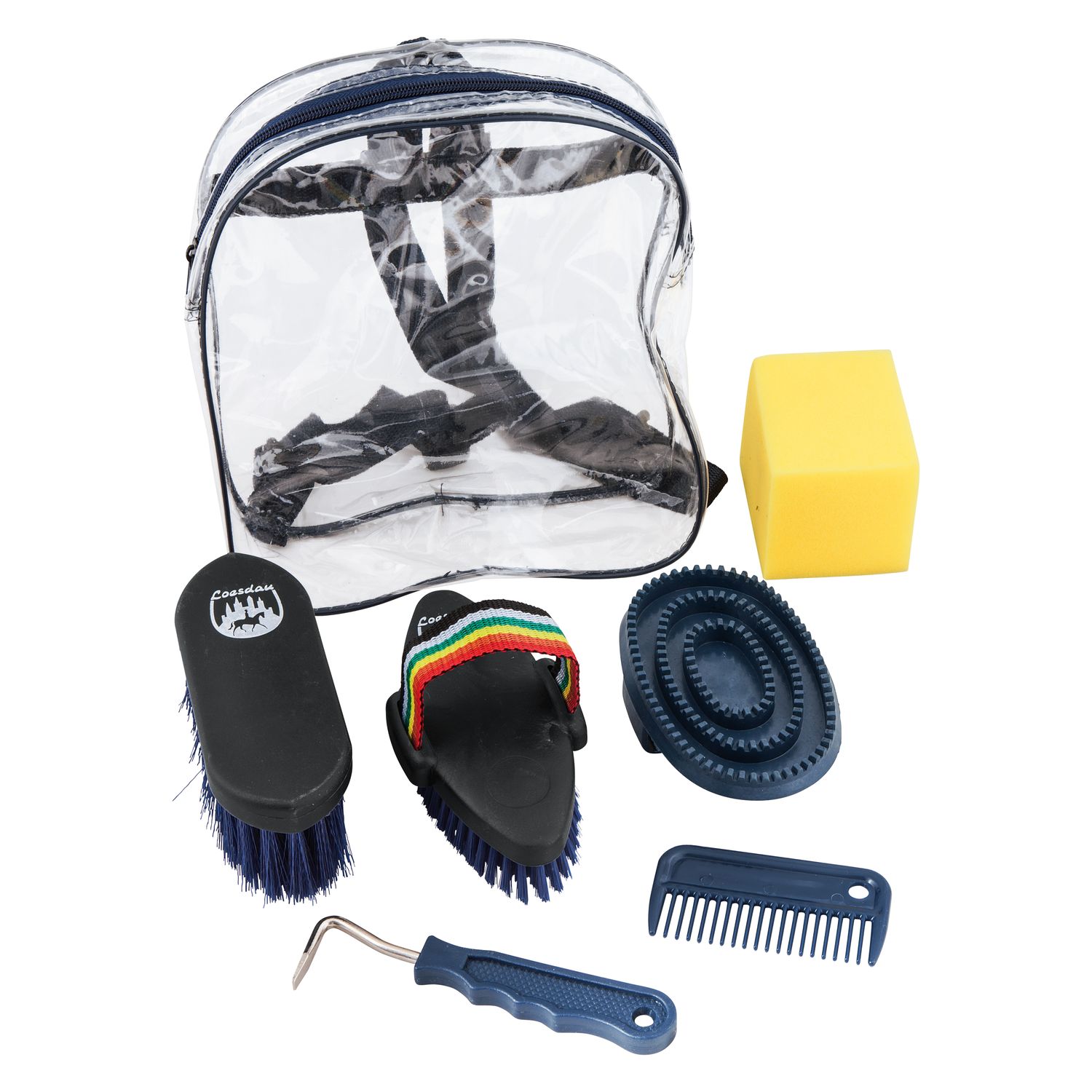 Loesdau Putz-Set im Rucksack  - navy