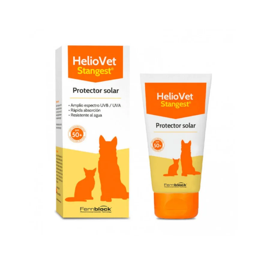 Protetor solar Stangest Heliovet FPS 50+ para cães e gatos