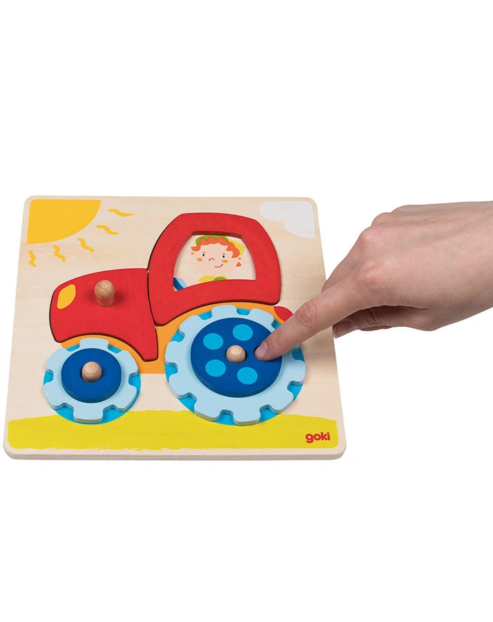 Steckpuzzle TRAKTOR 6-teilig au Holz