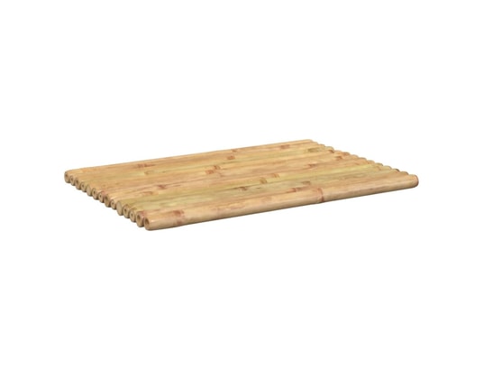 VIDAXL - Tapis de bain 2 pcs 50x35 cm bambou