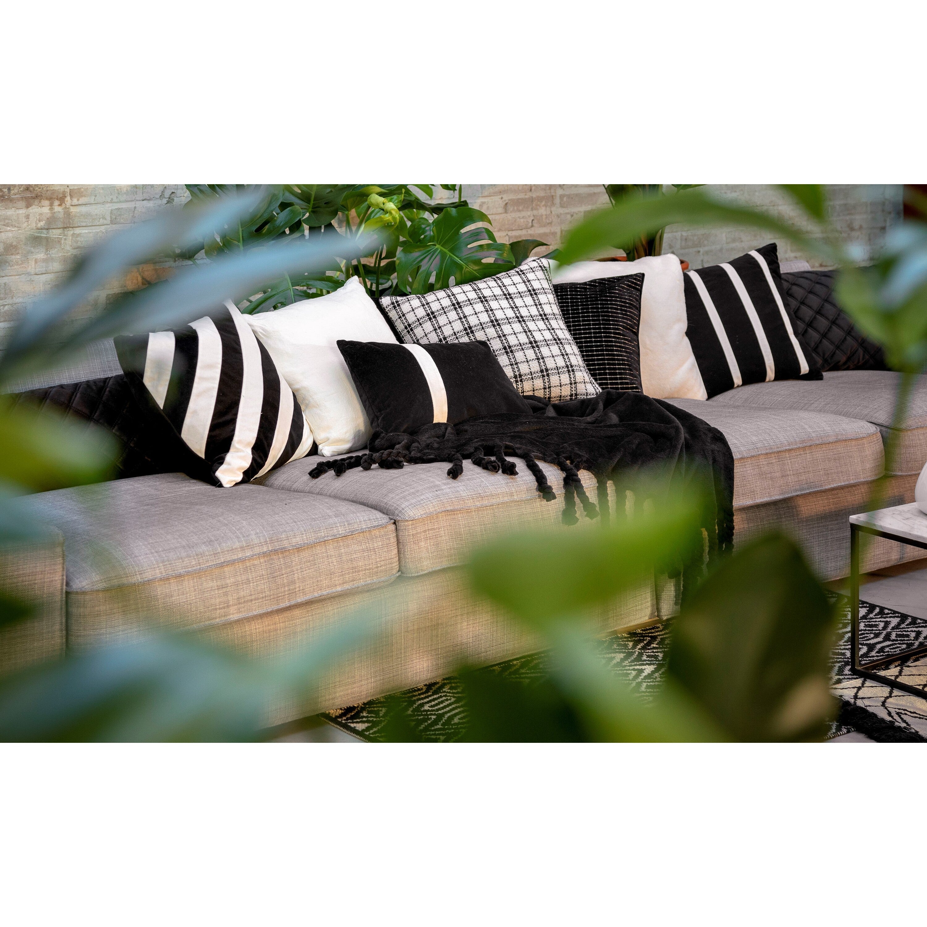 Dutch Decor plaid FLORIJN - 150x200 cm Raven