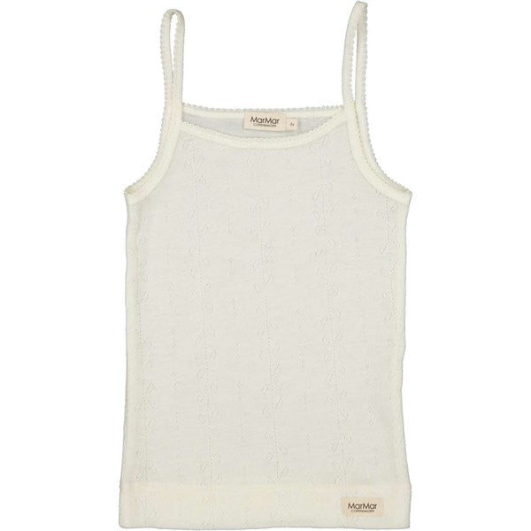 Wool Pointelle Natural Undertrøje - MarMar