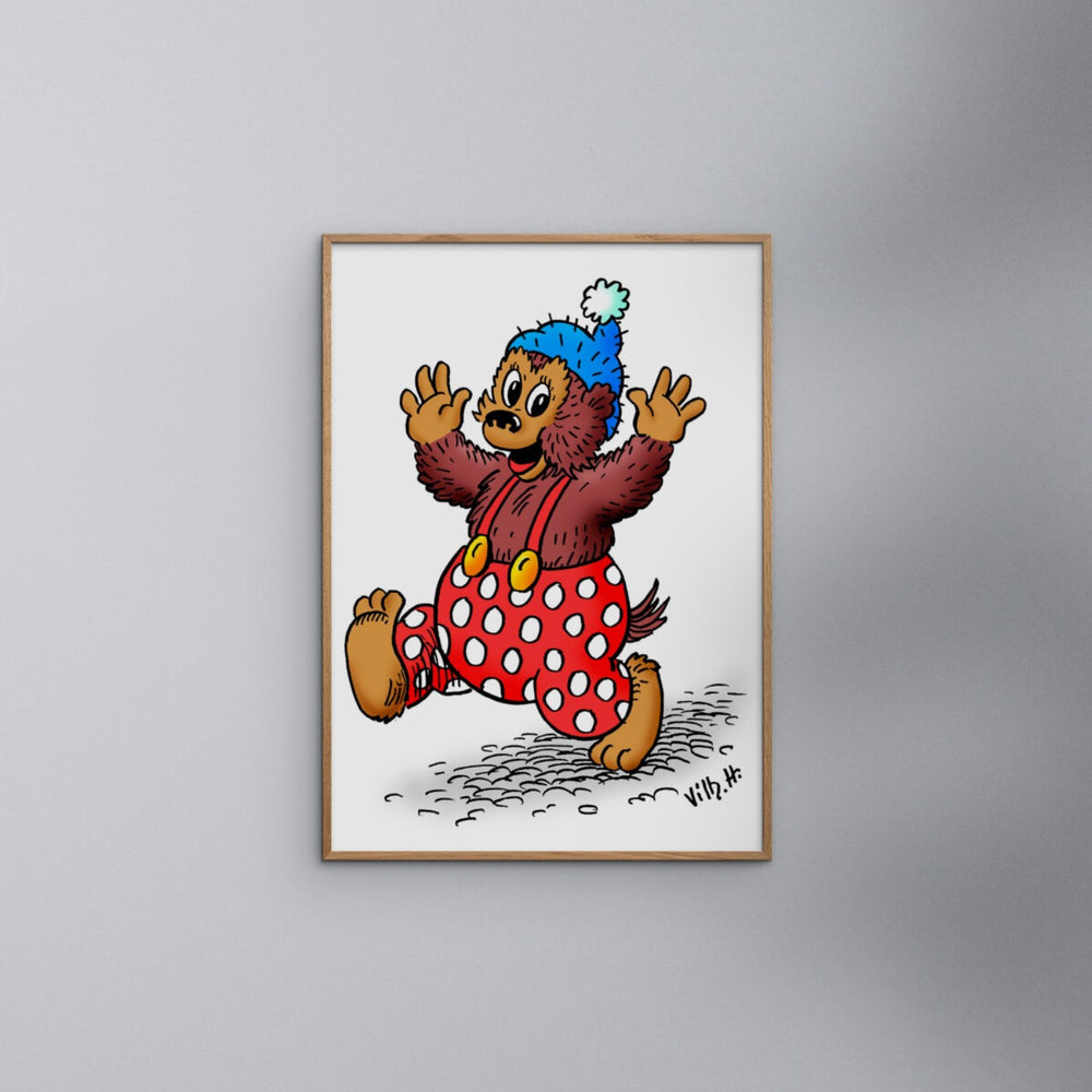 Køb Poster & Frame Dansk Plakatkunst - Rasmus Klump