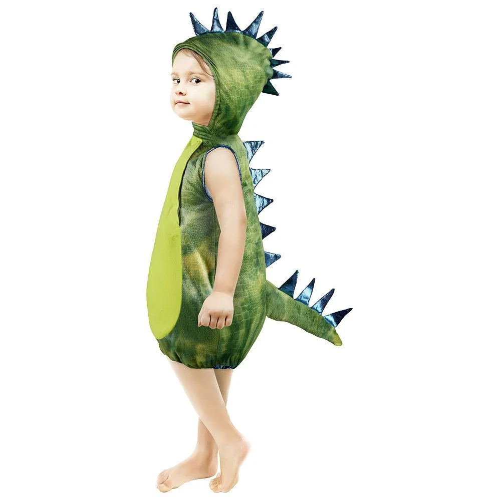 Déguisement enfant dragon vert 3/4 ans