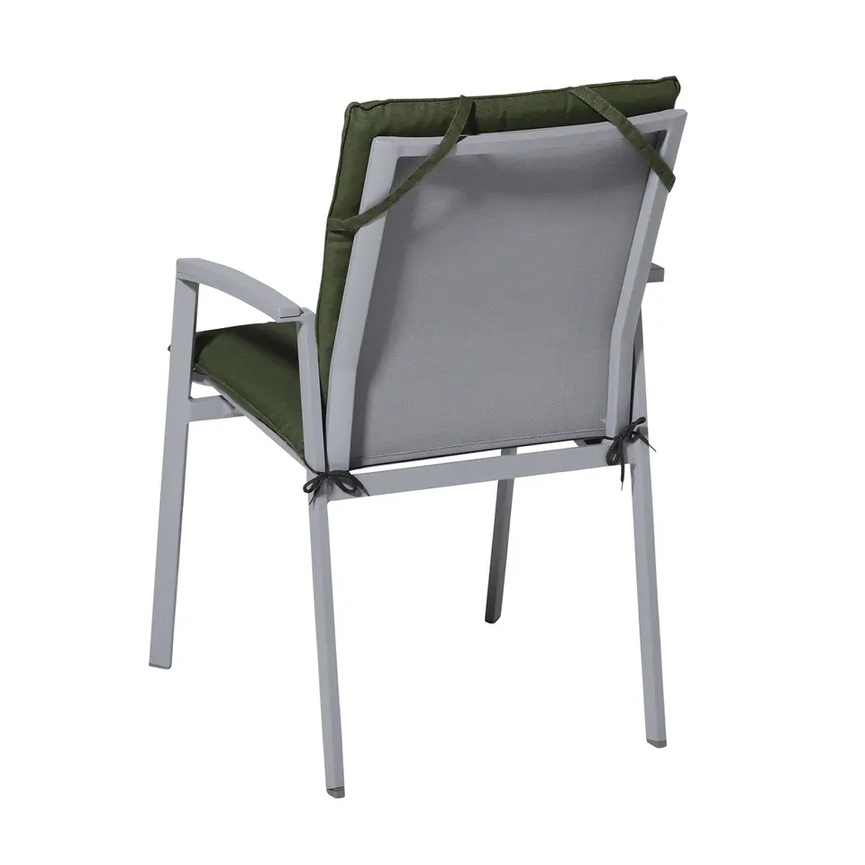 Madison - Stapelstoelkussen Panama green - Ca. 97x49 cm - Set van 4