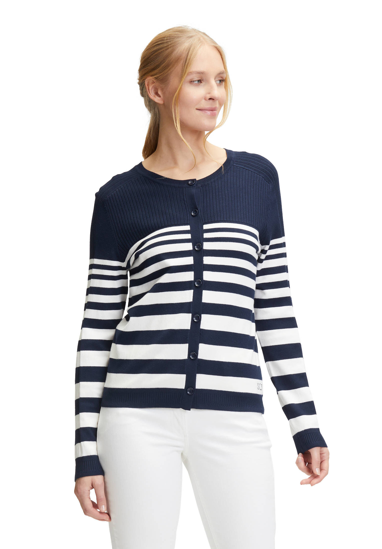 Betty Barclay| Damen Feinstrickjacke mit Ringel