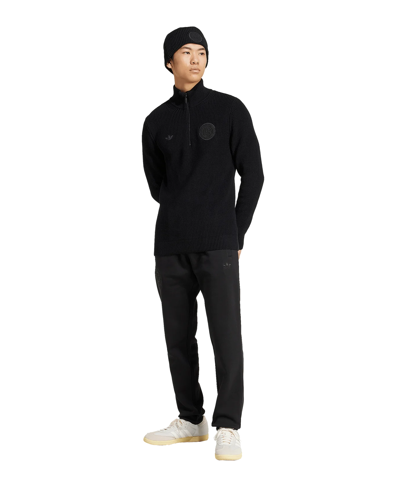 adidas DFB Deutschland 125 Anniversary HalfZip Sweatshirt Schwarz