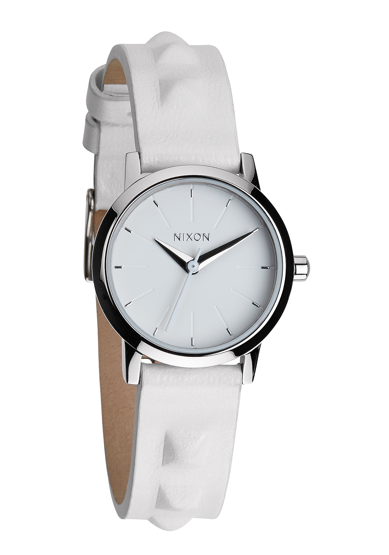 Nixon The Kenzi Leather All White / Studded A3981811