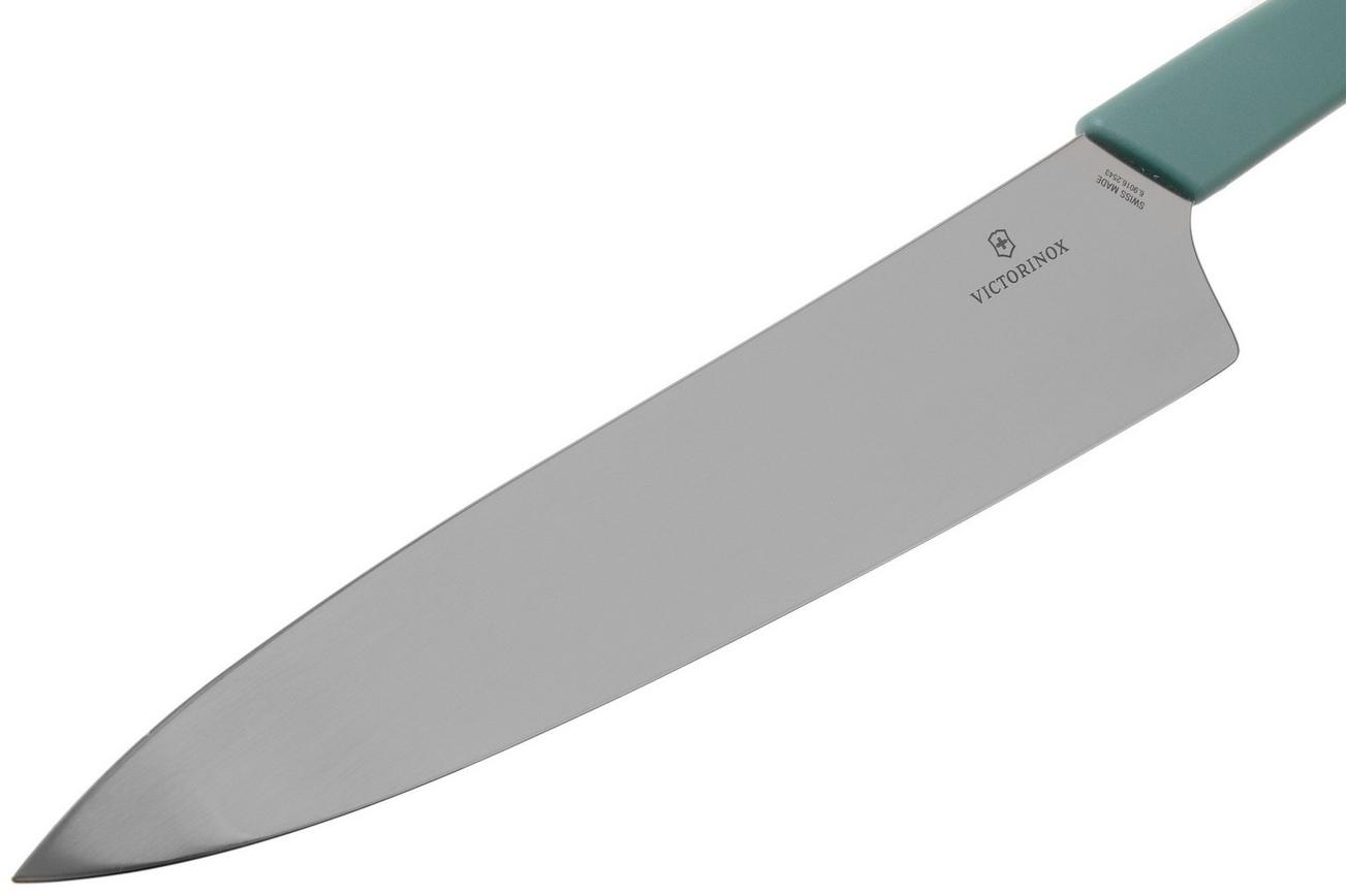 Victorinox Swiss Modern 6.9016.2543B vleesmes 25cm, lichtblauw