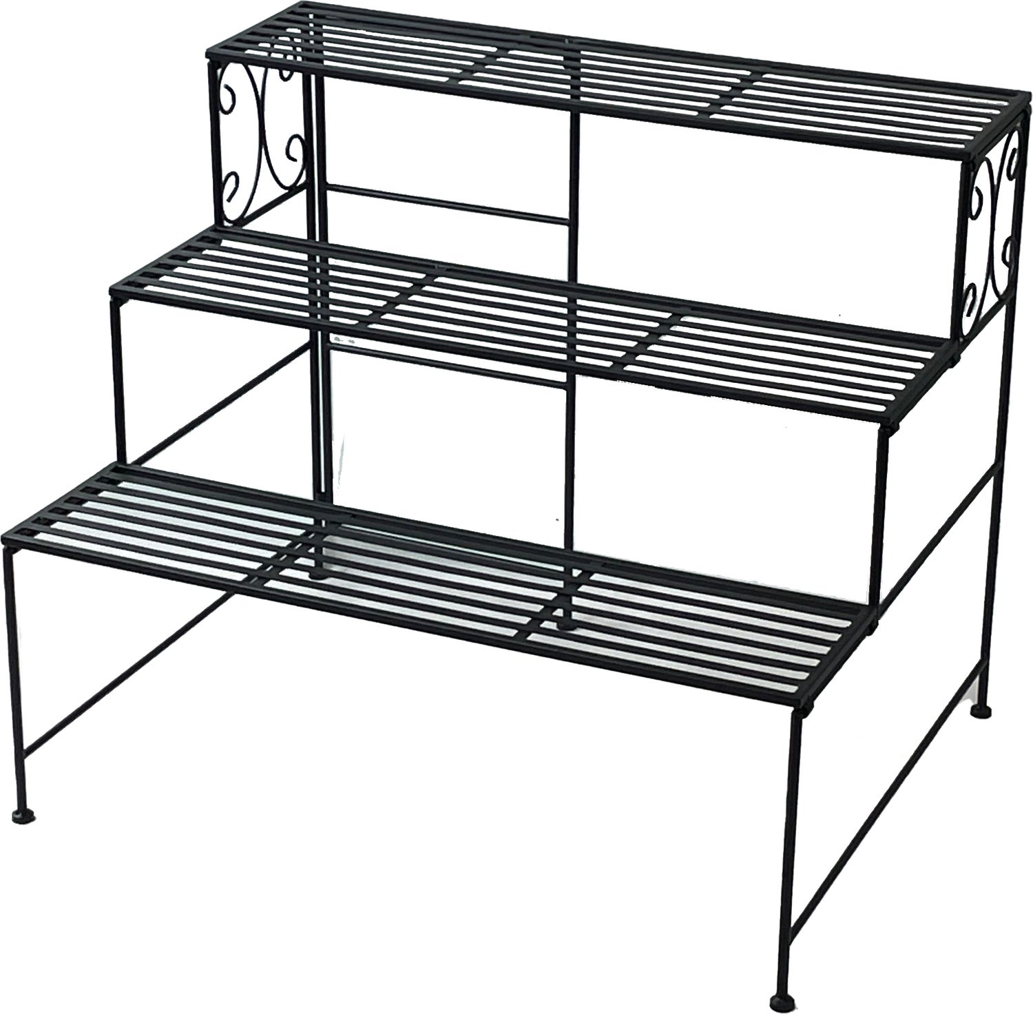 Mega Collections plantenstandaard Luto zwart 78 x 61 x 66 cm